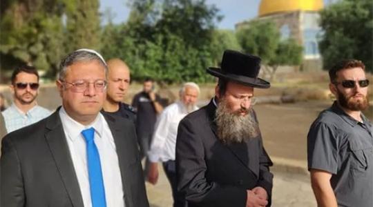 فلسطين – الأردن يدين اقتحام المسجد الأقصى من قبل المتطرف بن غفير