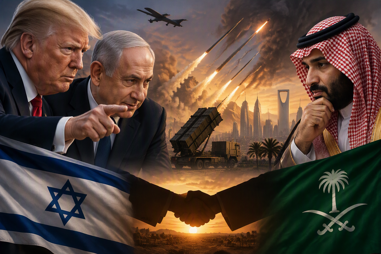 من الدفاع الجوي إلى التطبيع.. كيف تحاول إسرائيل استثمار أزمة السعودية الأمنية؟